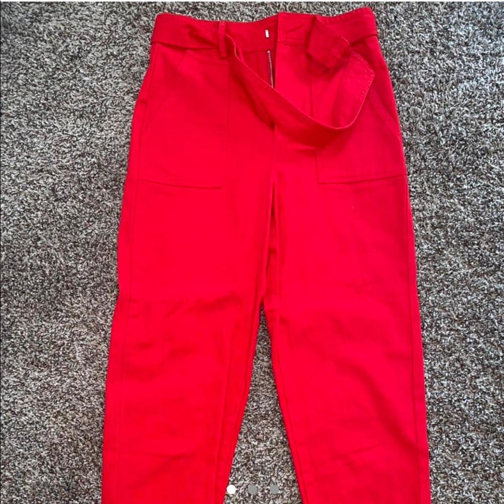 RED SLACKS